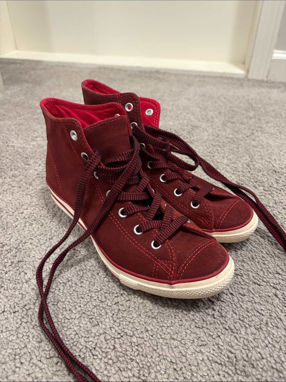 Converse Mid Platform Wedge Sneakers